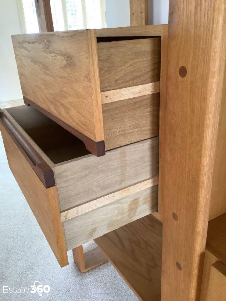 Wood Lou Hodges Freestanding Wall Unit Shelving System
