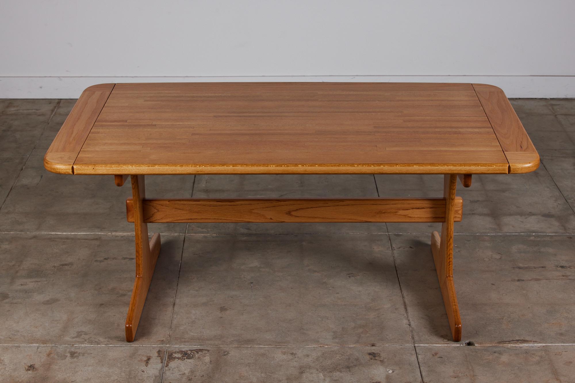 American Lou Hodges Oak Dining Table