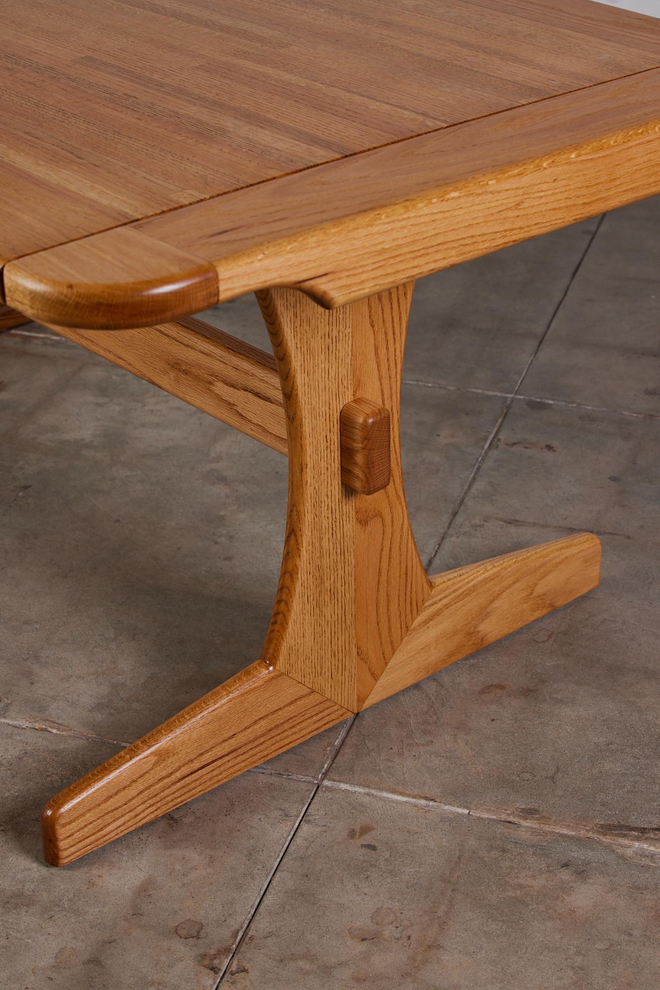 Lou Hodges Oak Dining Table 2