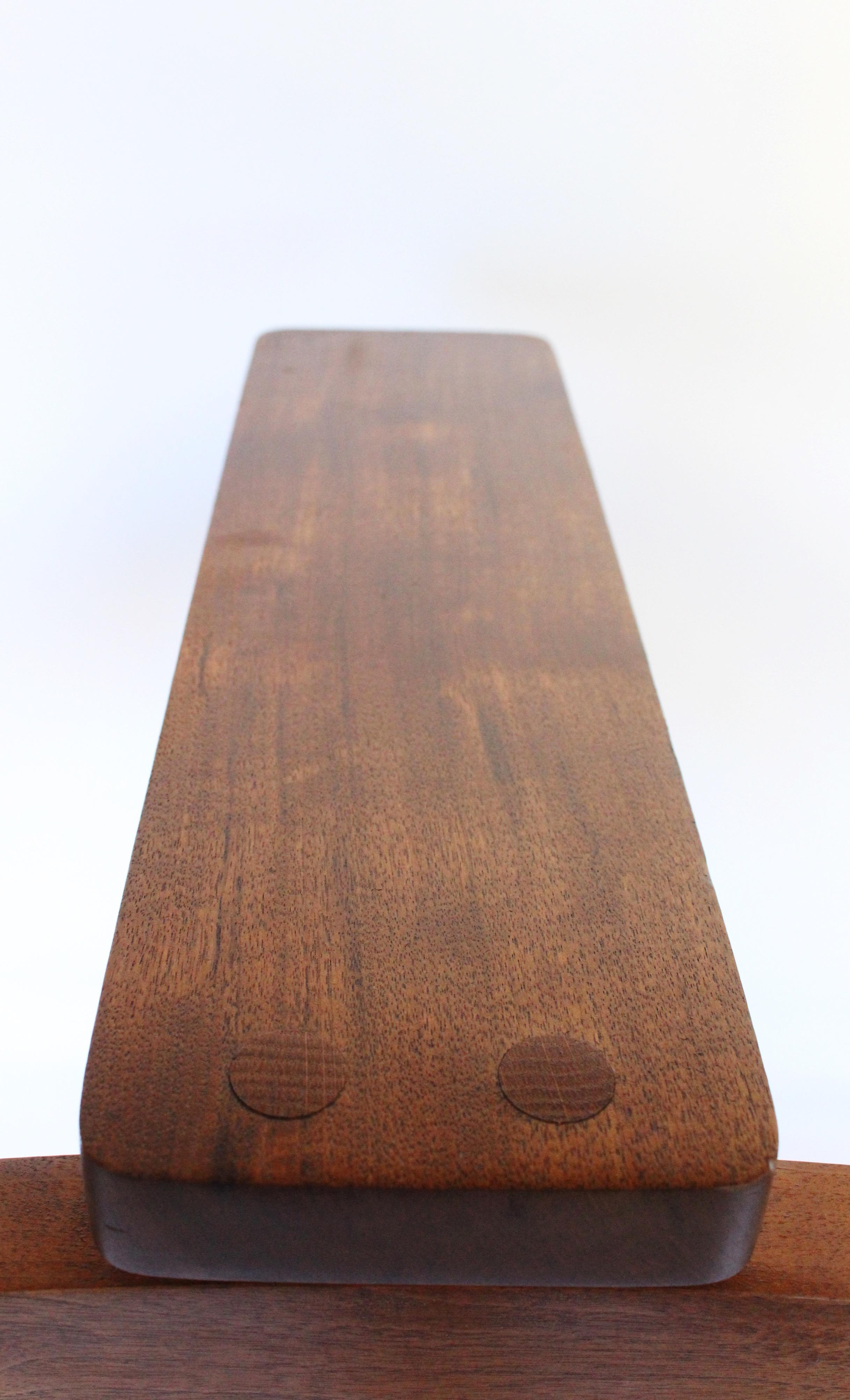 Lou Hodges Rare Walnut Coffee Table, California Design Group 2