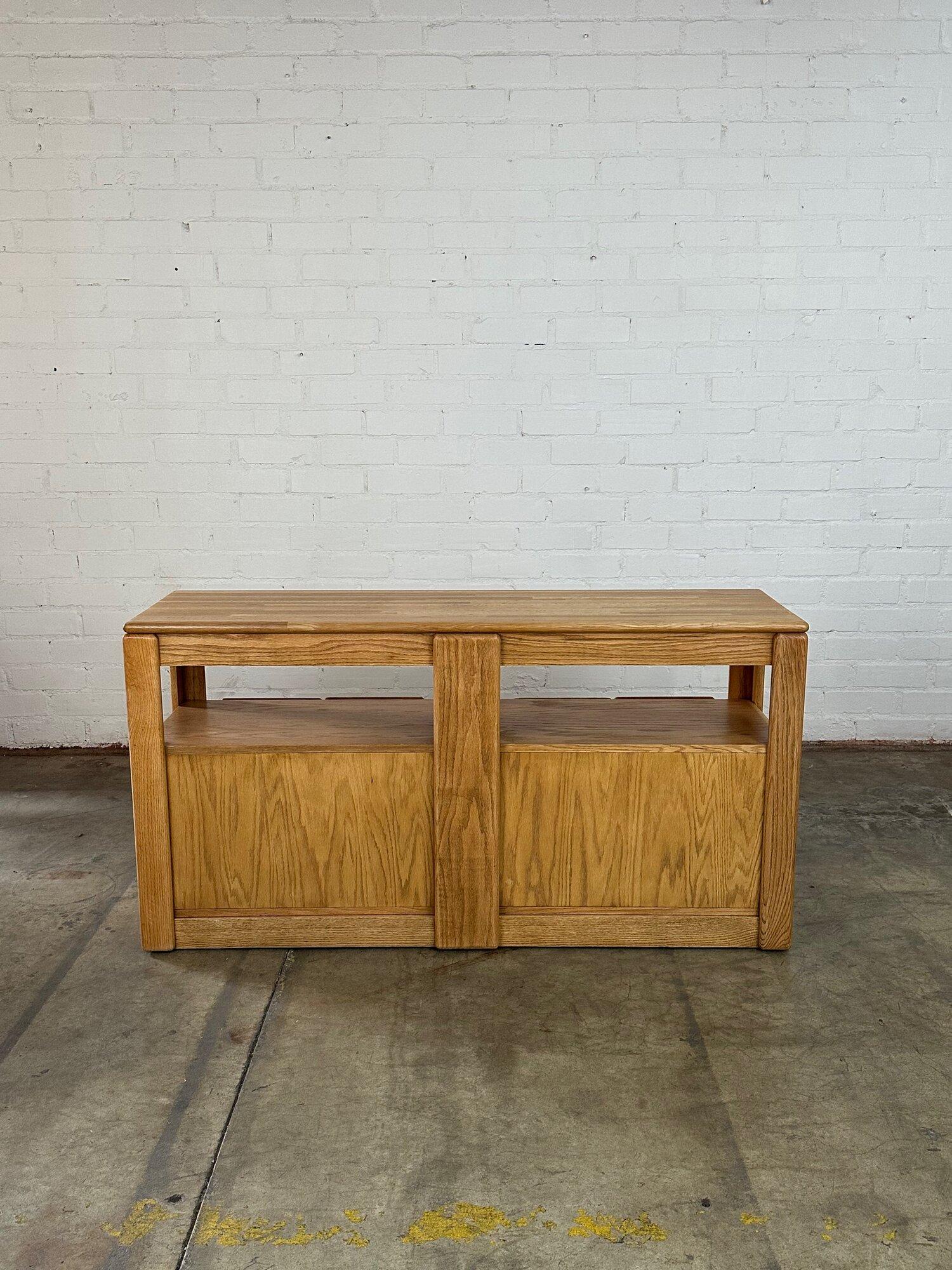 Wood Lou Hodges Style Media Credenza