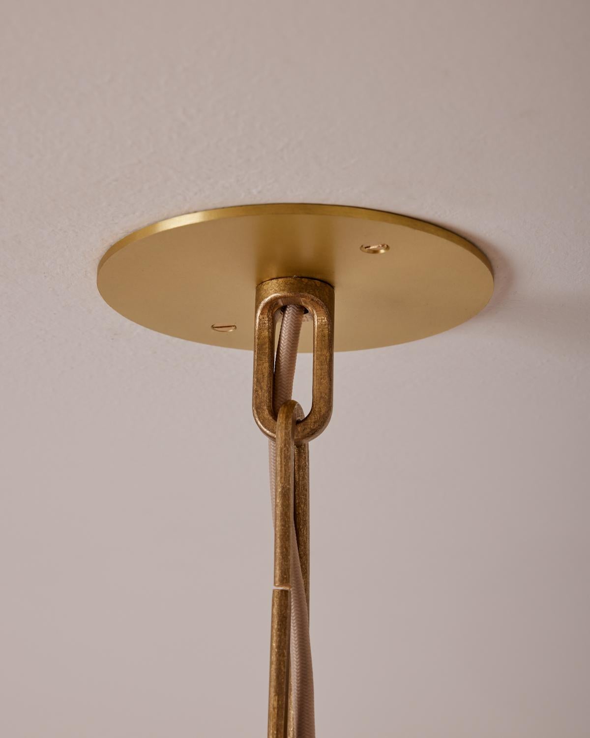 Lou Pendant - Large - Clear Glass Pendant For Sale 1