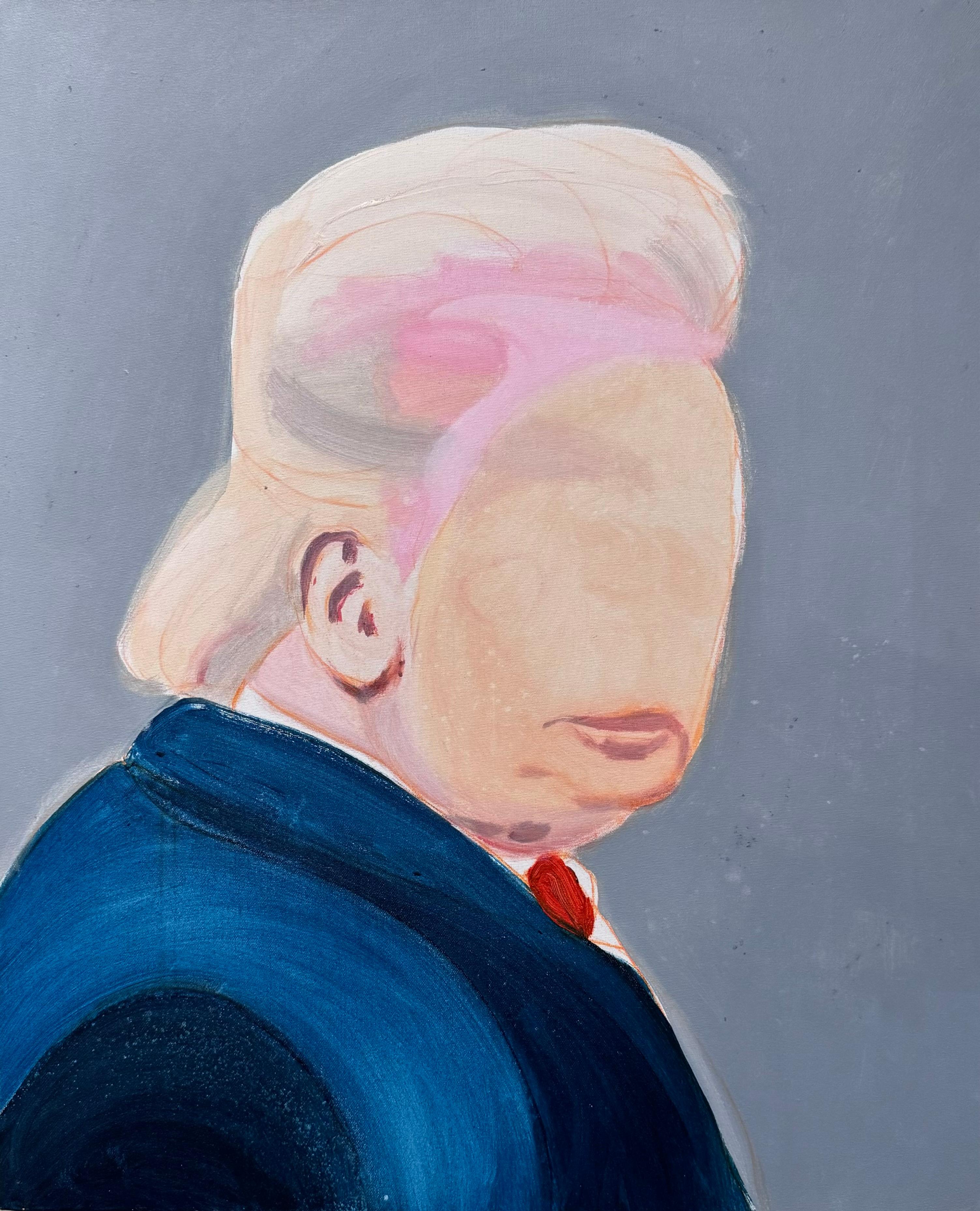 Lou Ros Portrait Painting - (Donald) Trump - original painting