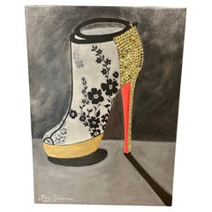 Louboutin Shoe Limited Edition Fine Art Giclee on Canvas
