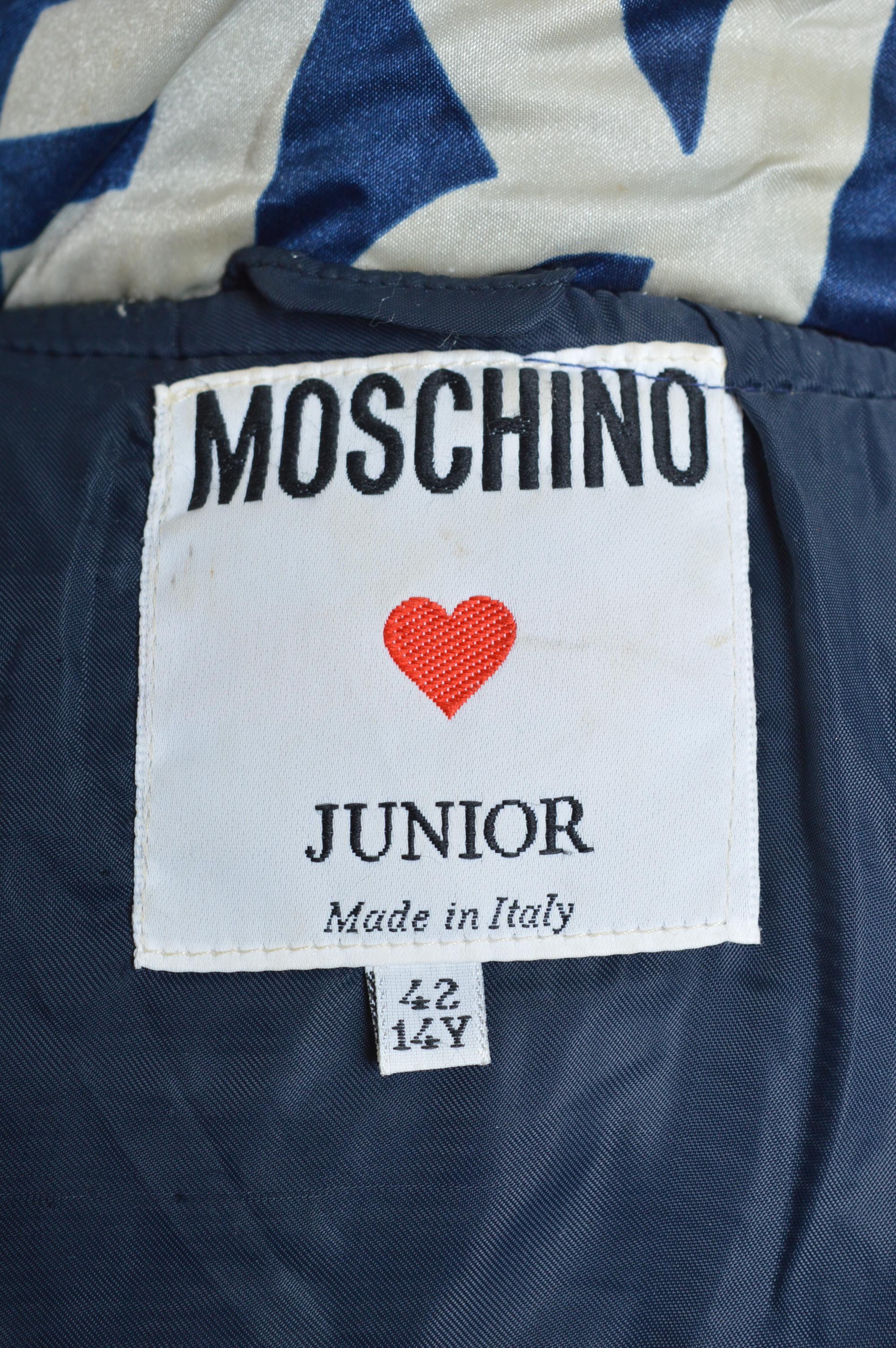 Giacca Bomber Puffa in raso Franco Moschino REUSE / RECYCLE degli anni '90 in vendita 9