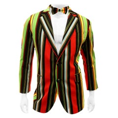Loudmouth Multi Color Striped Sport Coat Jacket