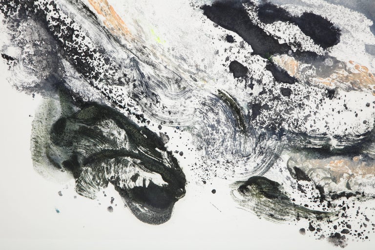 Louesa Roebuck Framed Monotype Ink Abstract at 1stDibs