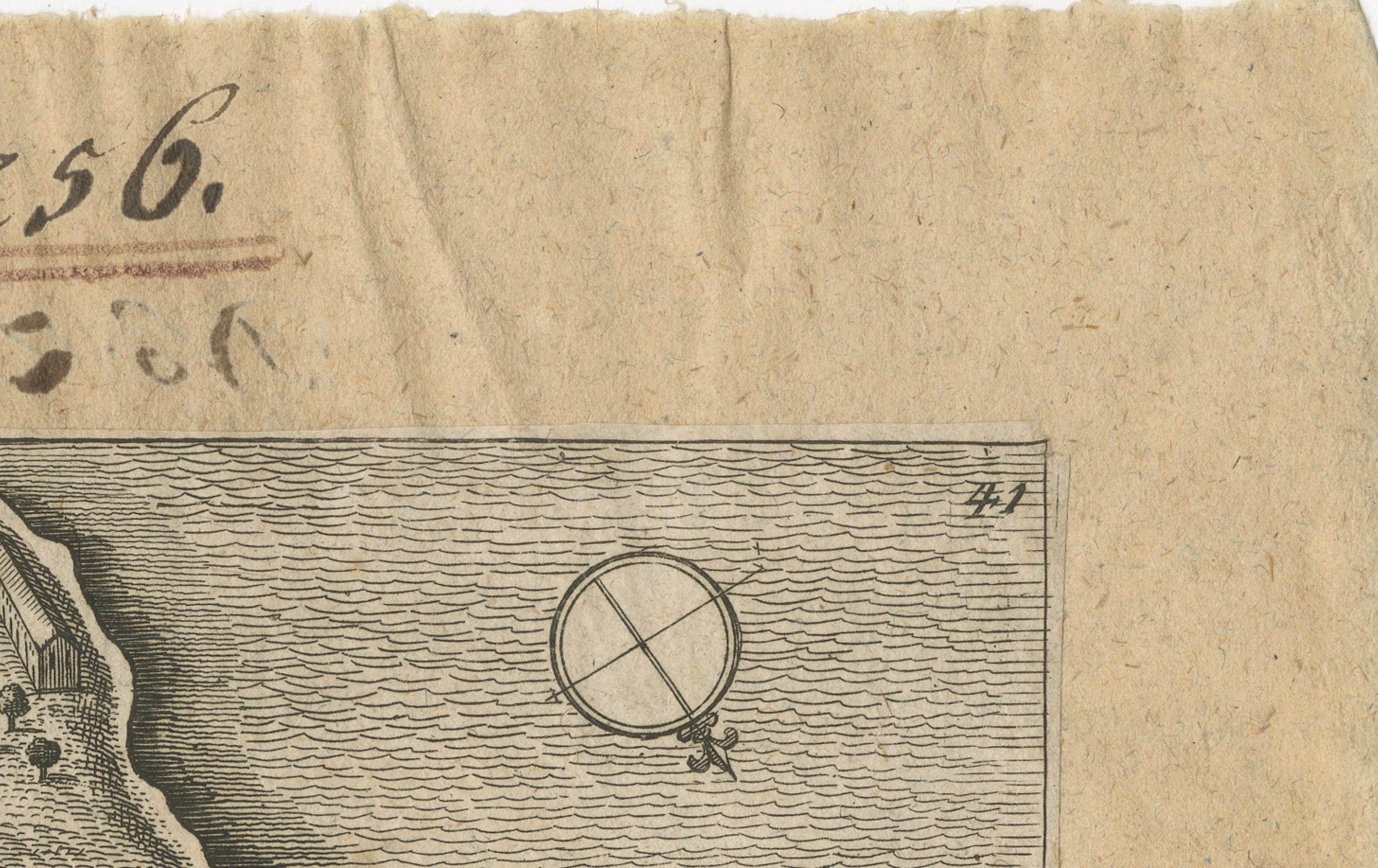 Allemand Lough Derg, Donegal - Gravure ancienne d'une carte de pèlerinage irlandaise c.1700 en vente