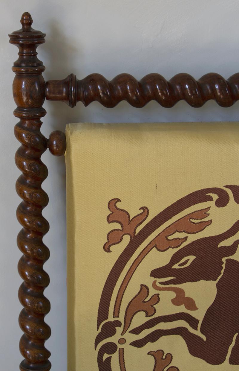 Sofá Banqueta Luis 13 en madera autóctona - XIX - España - Alta Época en venta 1
