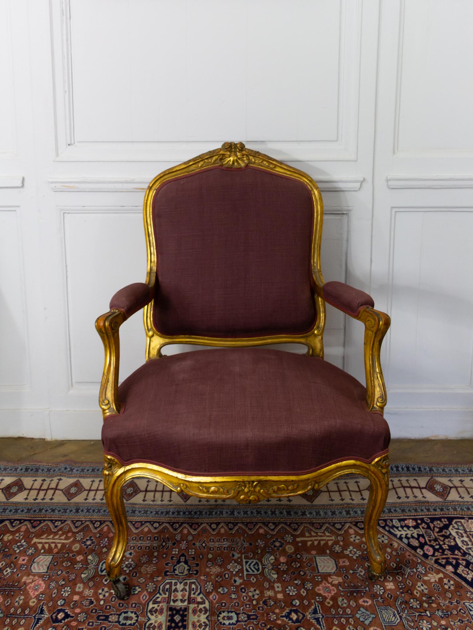 Louis XV Cabriolet Armchair 