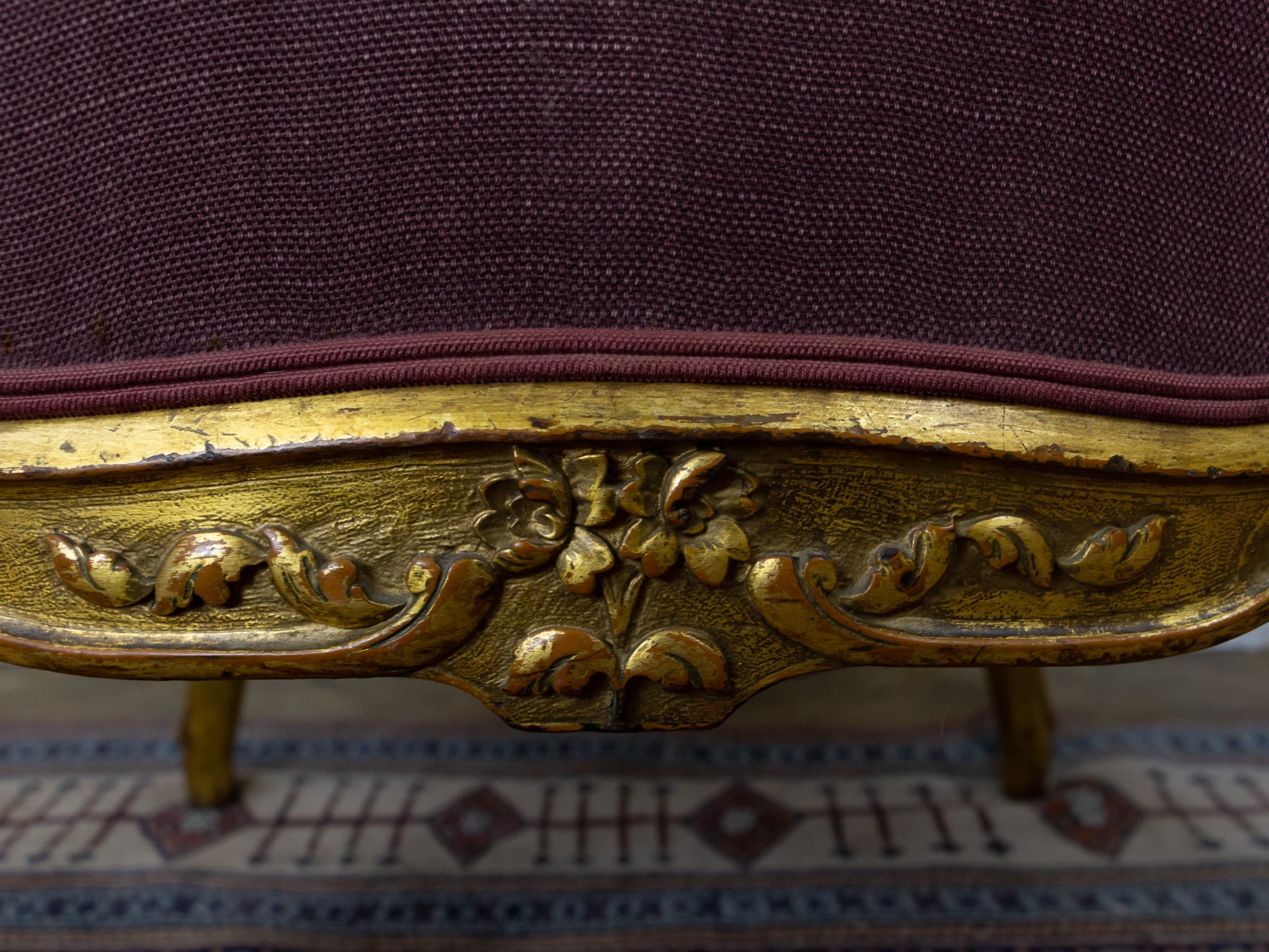 Late 19th Century Louis XV Cabriolet Armchair 