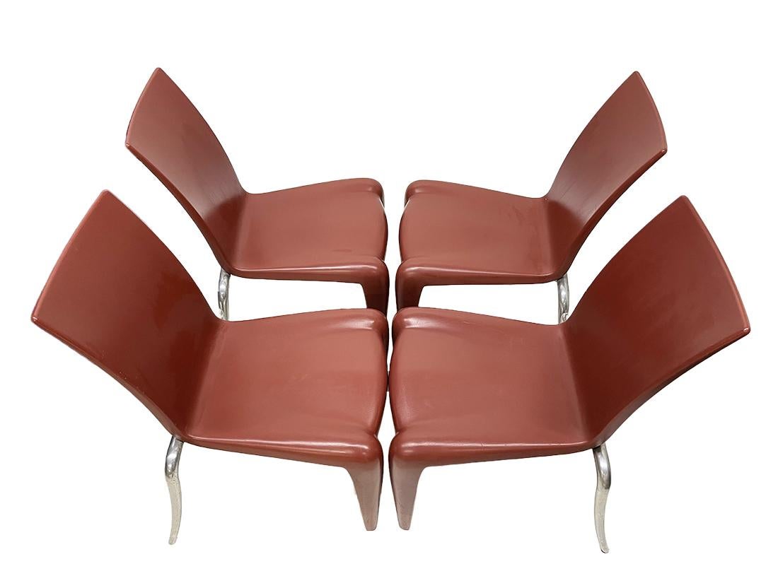 Aluminum Louis 20 Stackable Chairs by Starck for Vitra, 1998 For Sale