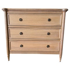 Louis 4 Drawer Commode - White Oak