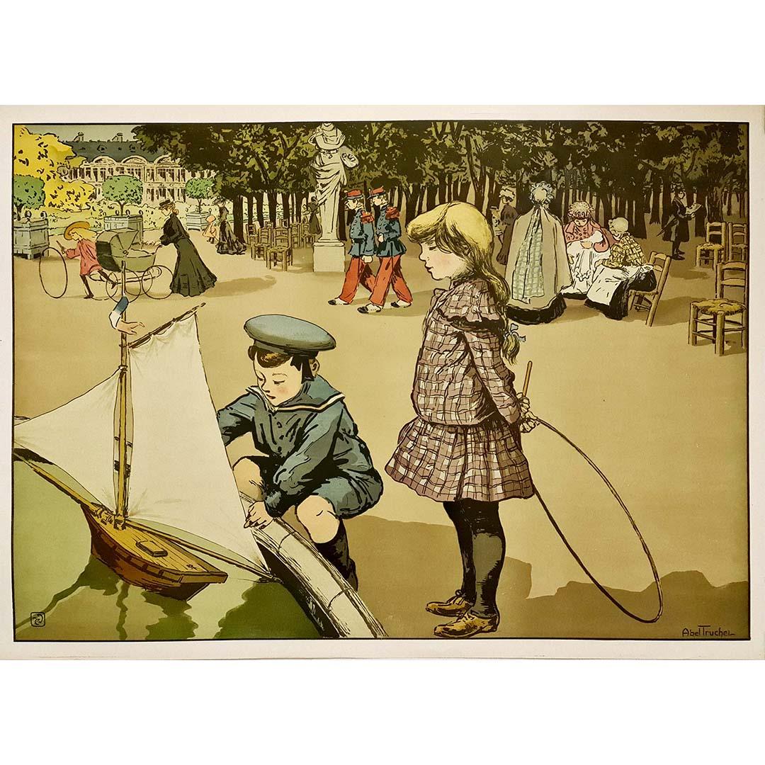 Der Maler, Zeichner und Plakatmaler Louis Abel-Truchet (1857-1918) ist neben Henri de Toulouse-Lautrec einer der berühmtesten Vertreter des Pariser Lebens am Ende des 19. und zu Beginn des 20. Ausgebildet an der Académie Julian, nimmt er schnell