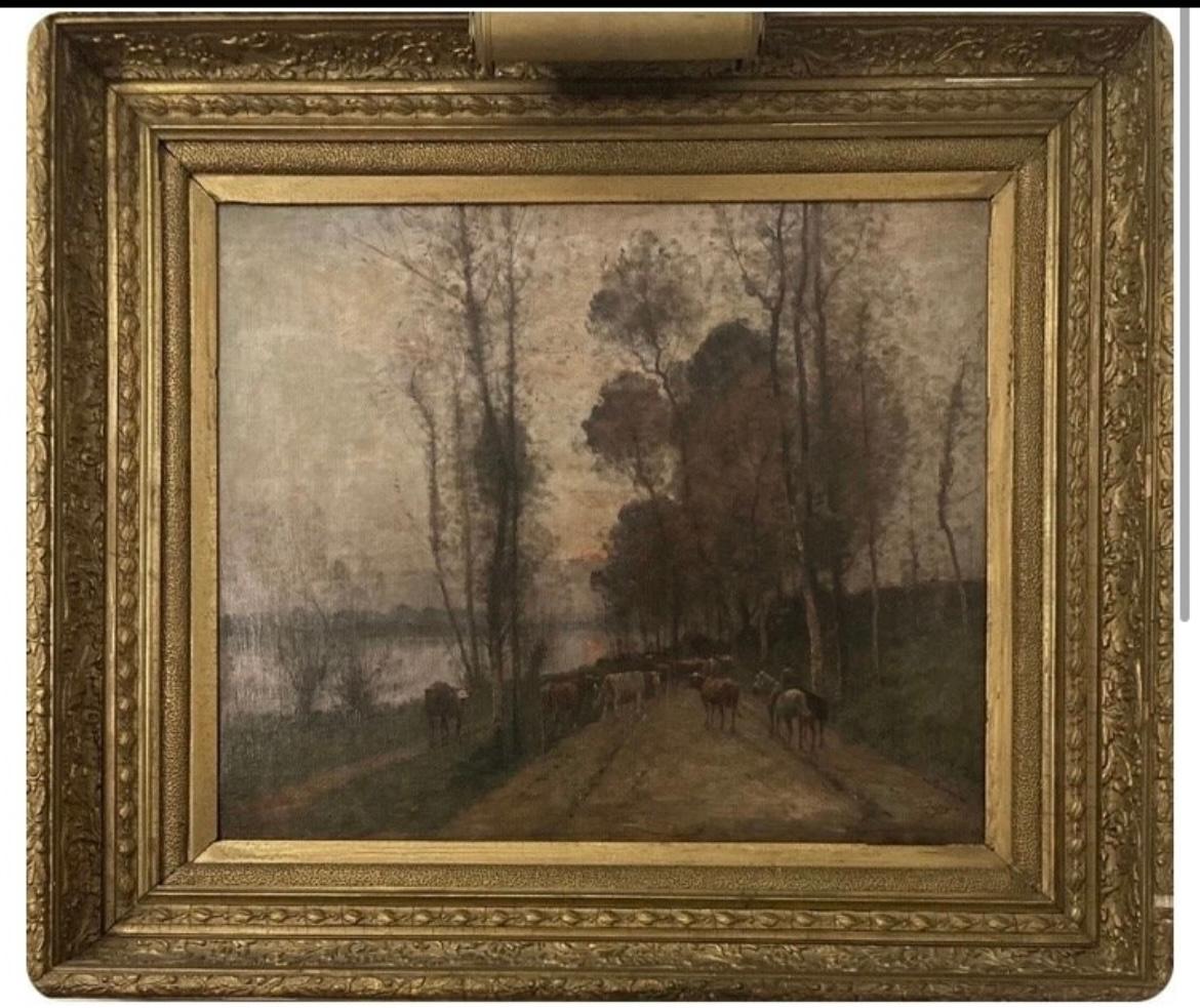 "Paisaje" - Painting de Louis Aimé Japy