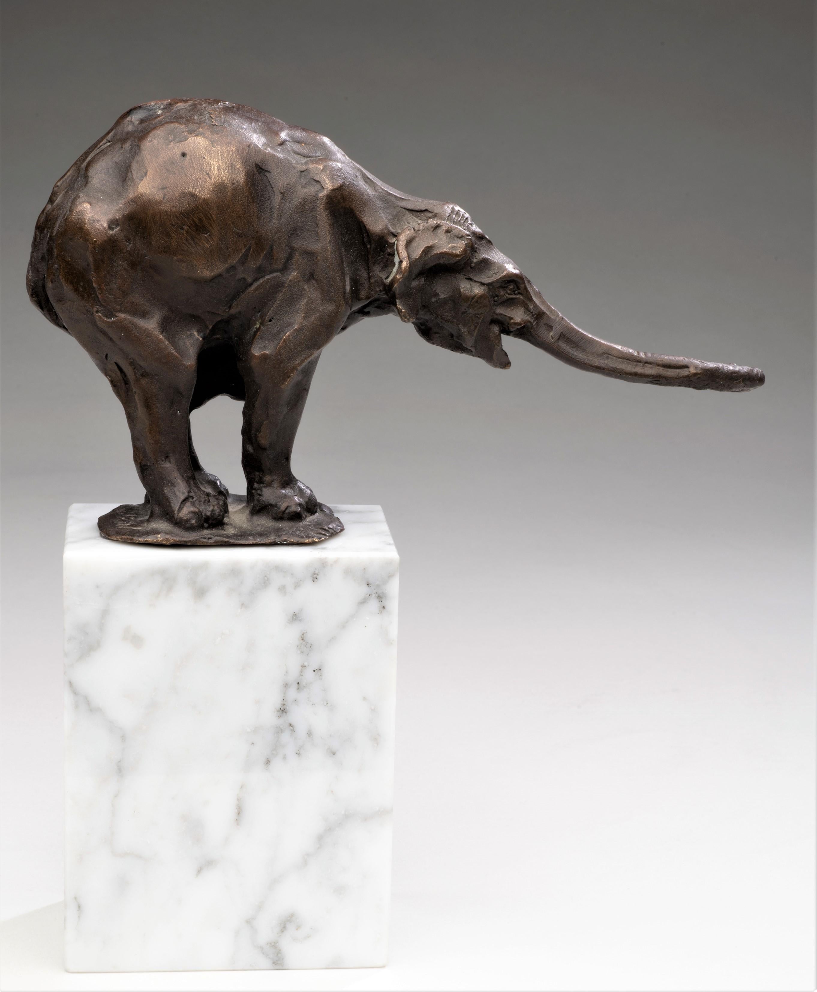 Balancing Elephant, Circa 1930s, Art Deco, Louis-Albert Carvin (1875-1951) For Sale 1