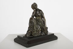Louis Alfred Habert 19th Century French Bronze Figure of the Muse Terpsichore