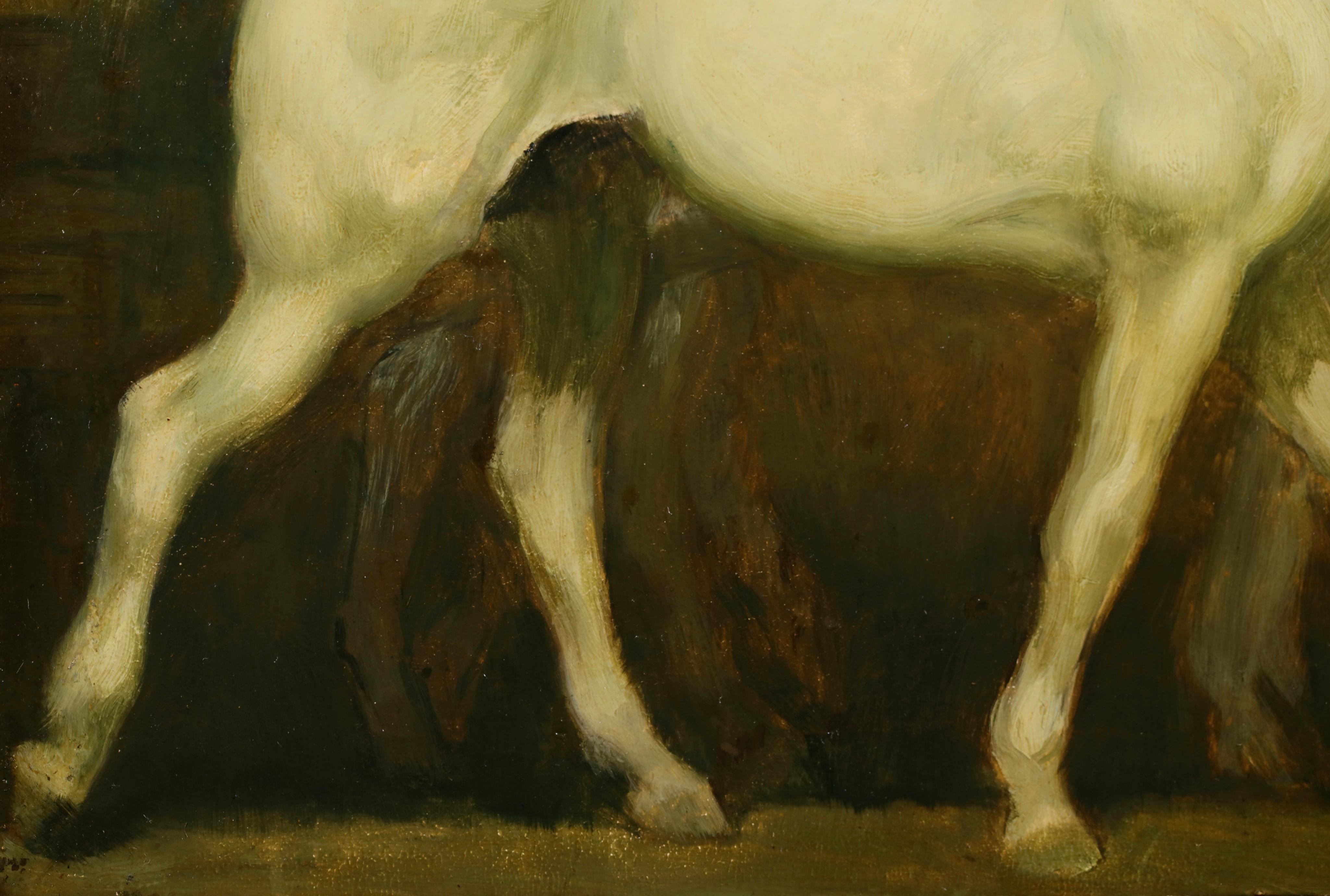 Les Trois Chevaux - Pintura al óleo modernista de animales de Louis Anquetin en venta 5