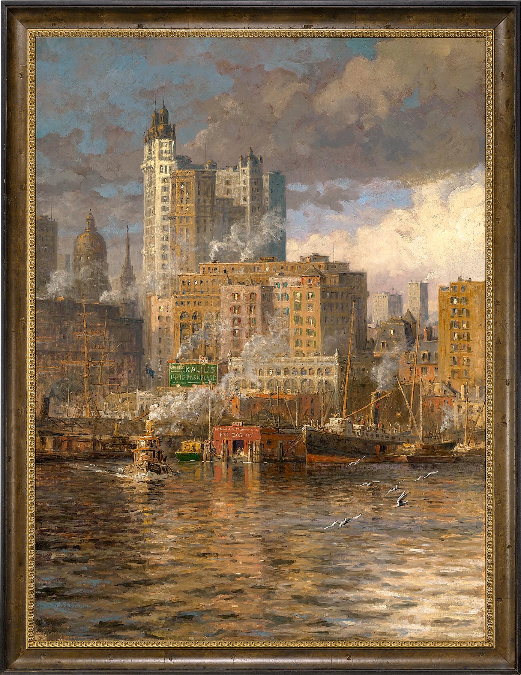 The Giant Cities, New York By Louis Aston Knight 1
