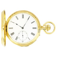 Louis Audemars. Un Minute Repeater pleine chasseur en or lourd des années 1880
