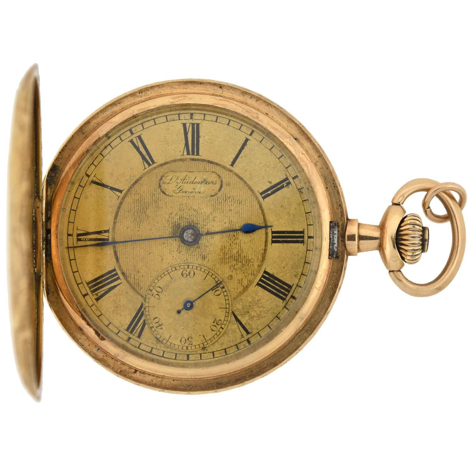 hunter case pocket watch for sale