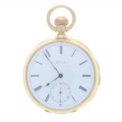 Louis Audemars Open Face Pocket Watch - Yellow Gold 18k Mechanical
