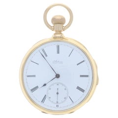 Louis Audemars Open Face Taschenuhr - Gelbgold 18k Mechanische Uhr
