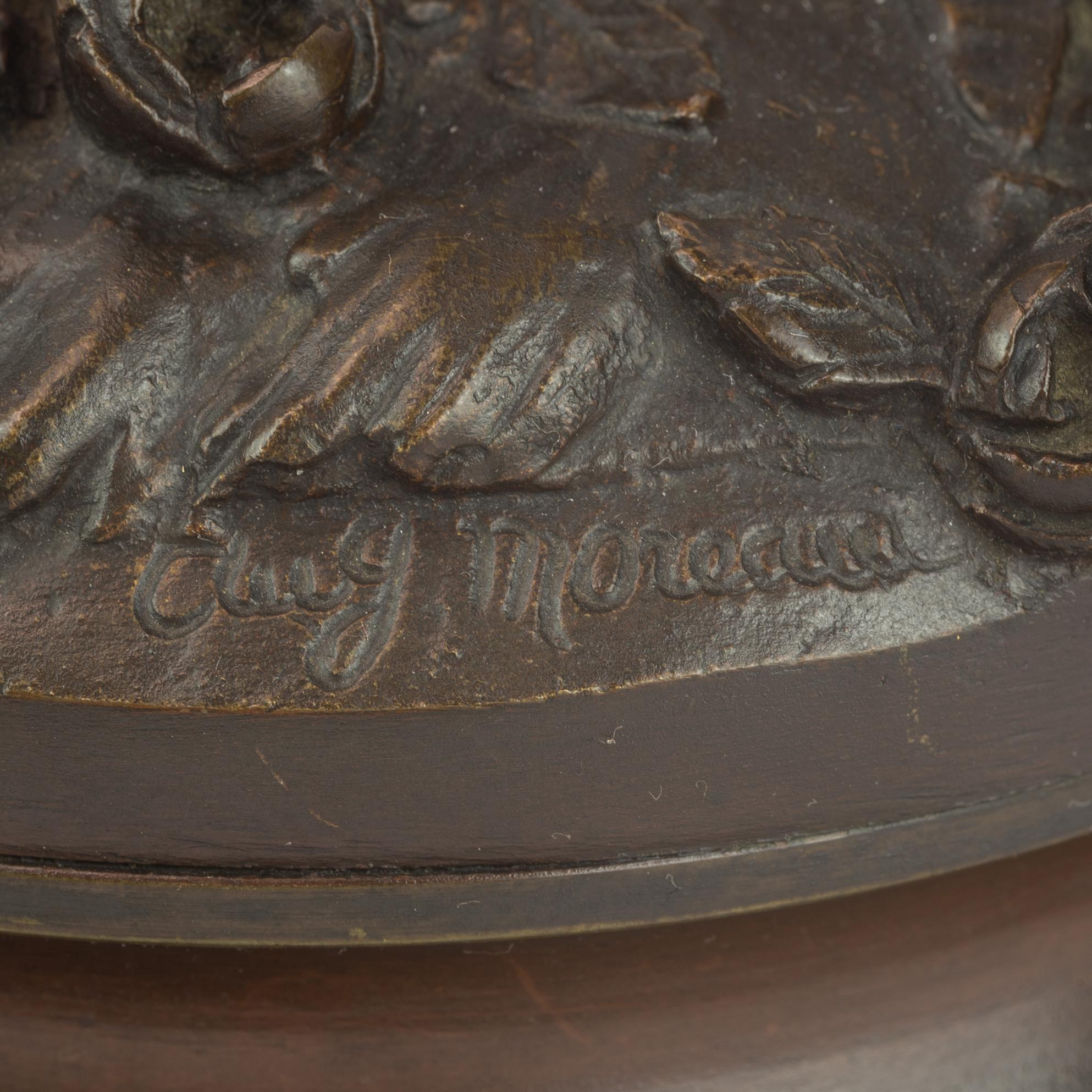 AUGUSTE MOREAU  
Francés, (1834-1917)

Alerte

Bronce patinado; Firmado 