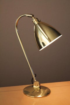 Louis Baldinger Brass Articulating British Drafting Table Desk Lamp! Rare!