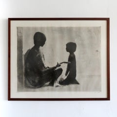 Louis Bastin 'Sans titre' Lithographie, signée, numérotée 24/260, 1970