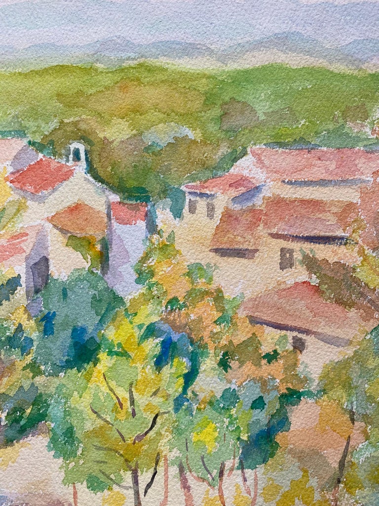 Provencal Landscape
by Louis Bellon (French 1908-1998)
Signed
From a batch of similar work where most were dated 1942-1947
watercolour painting on paper, unframed

measurements: 14 x 10 inches

provenance: private collection of the artists work,