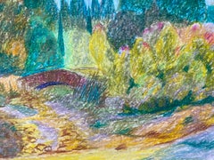 1940's Provence French Landscape  - Post Impressionist artist