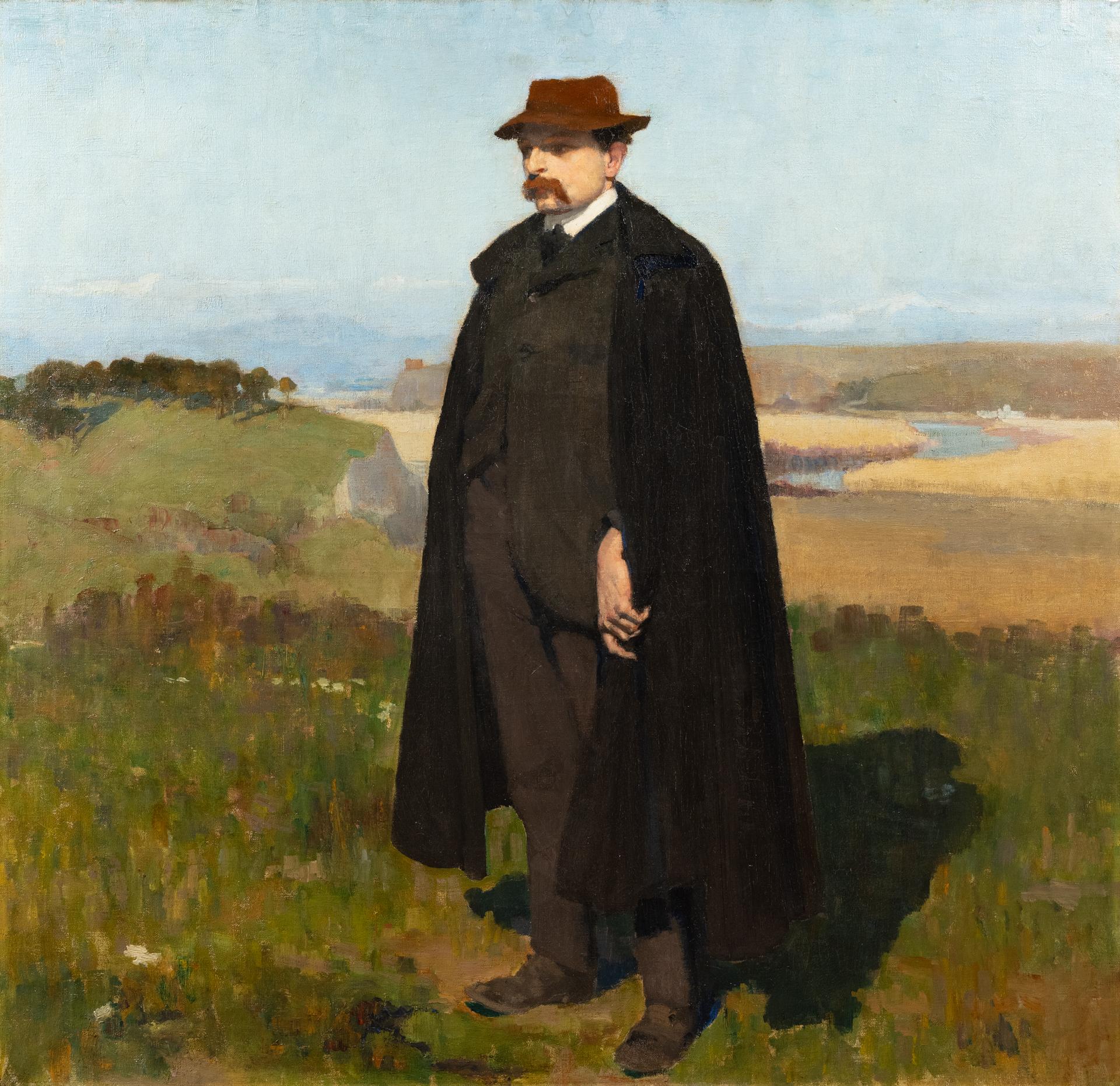 Portrait Painting Louis Billotey - Portrait de Louis Dumas