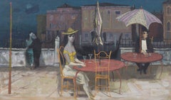 Cocktails for Two, Grand Canal, Venice, Mid Century Italian