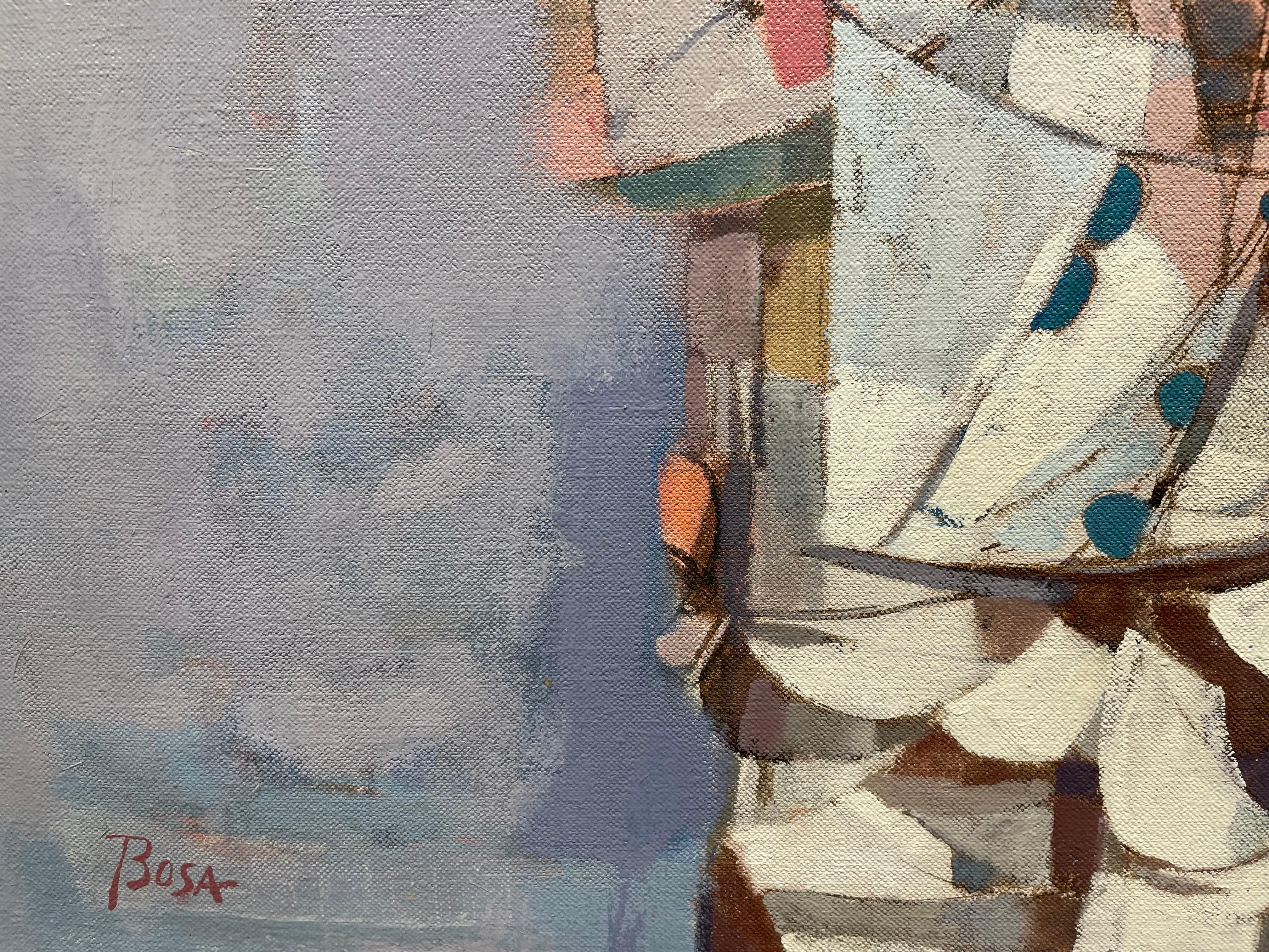 Flood in Venice, Italian Artist, Humorous Landscape/Seascape Scene For Sale 7