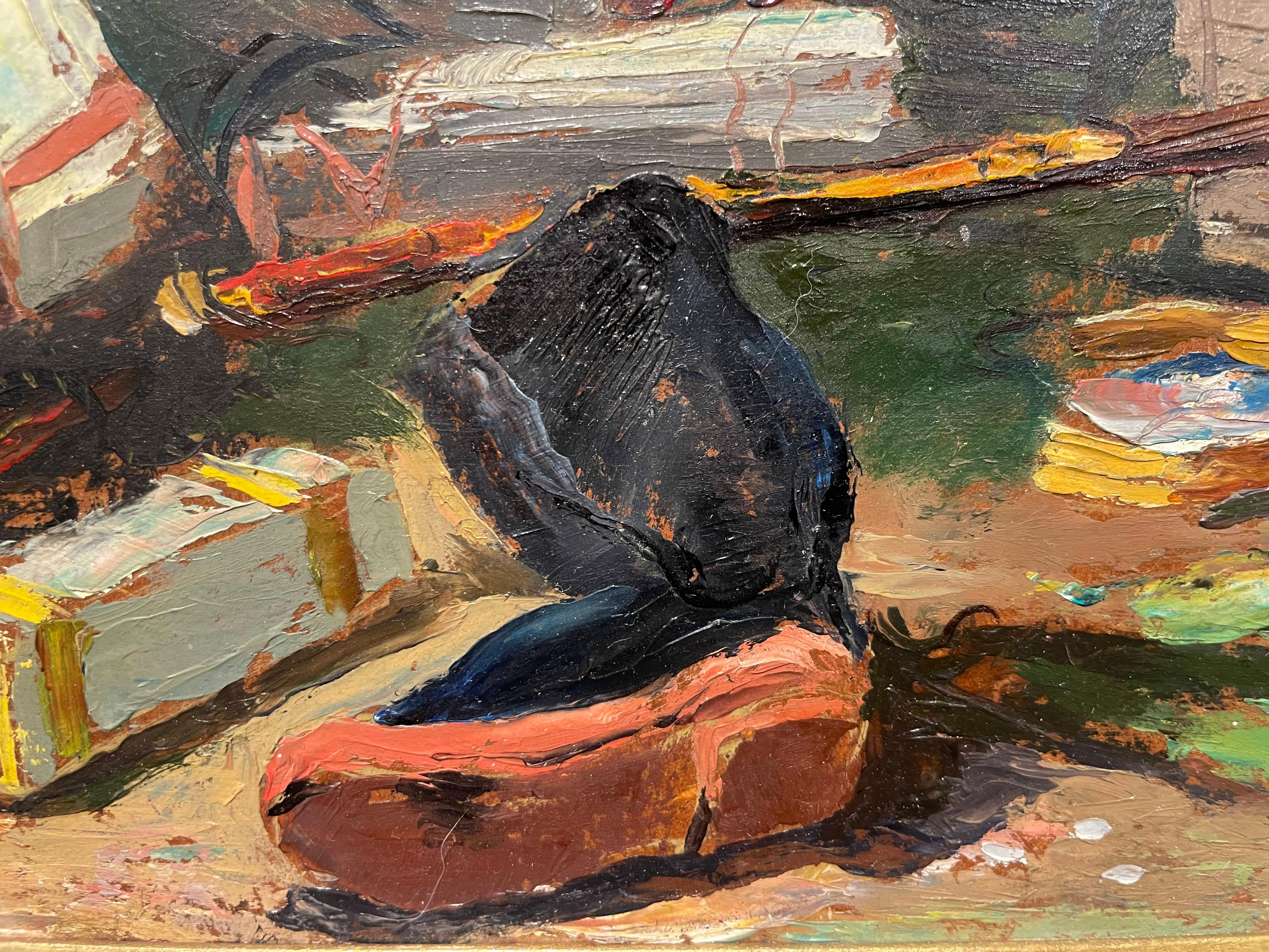 Rockport, Massachusetts Seascape, Cape Ann, Shoreline, Italian American Artist For Sale 7