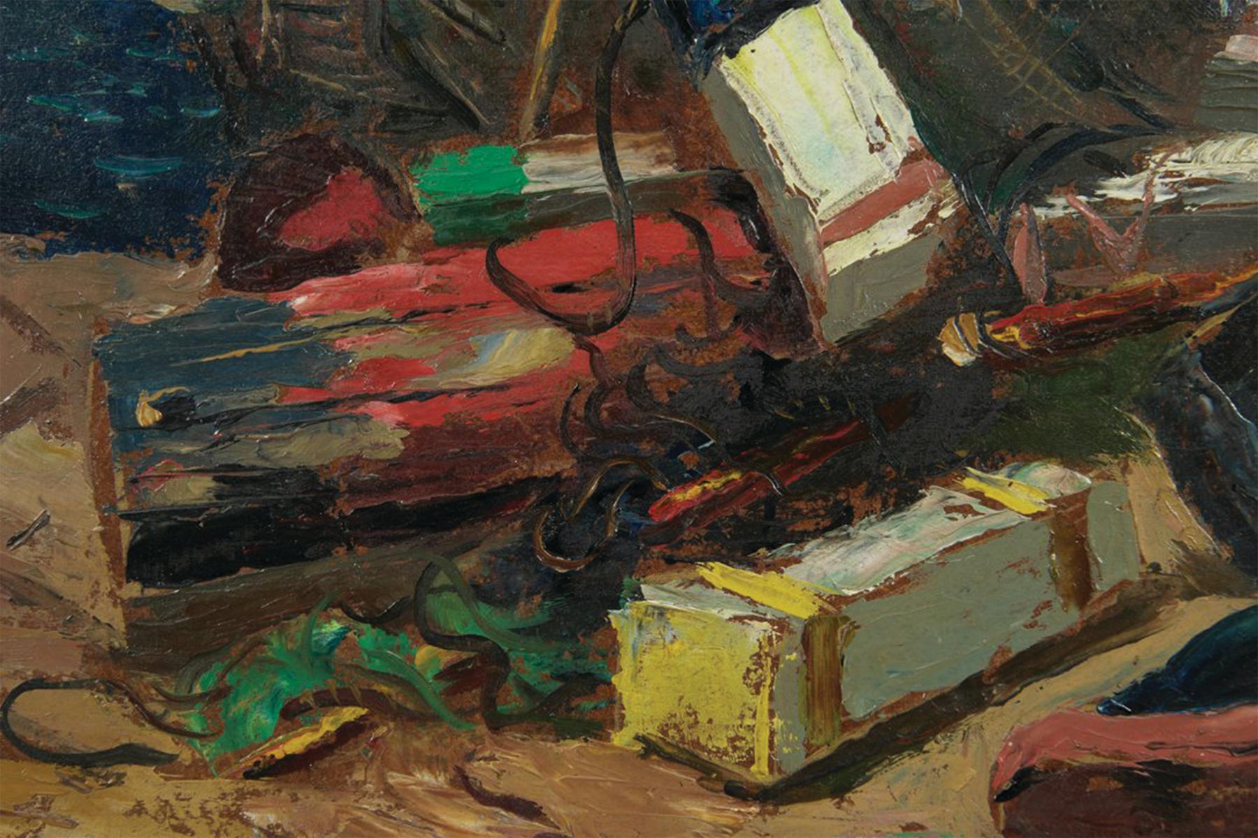 Rockport Seascape, Shoreline, Italian American Artist Louis Bosa For Sale 3