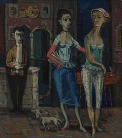 The Onlooker, Mid-20th Century Italian Scene in Venice