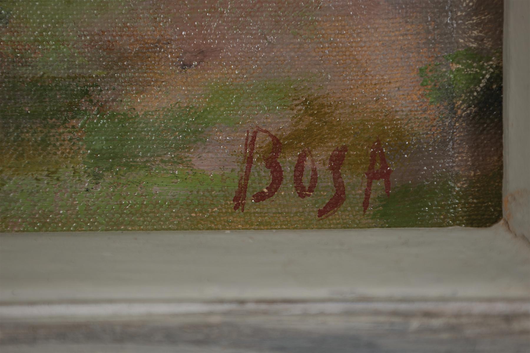 To Market, Two Italian Priests on Bicycle with Birds in Cage For Sale 2
