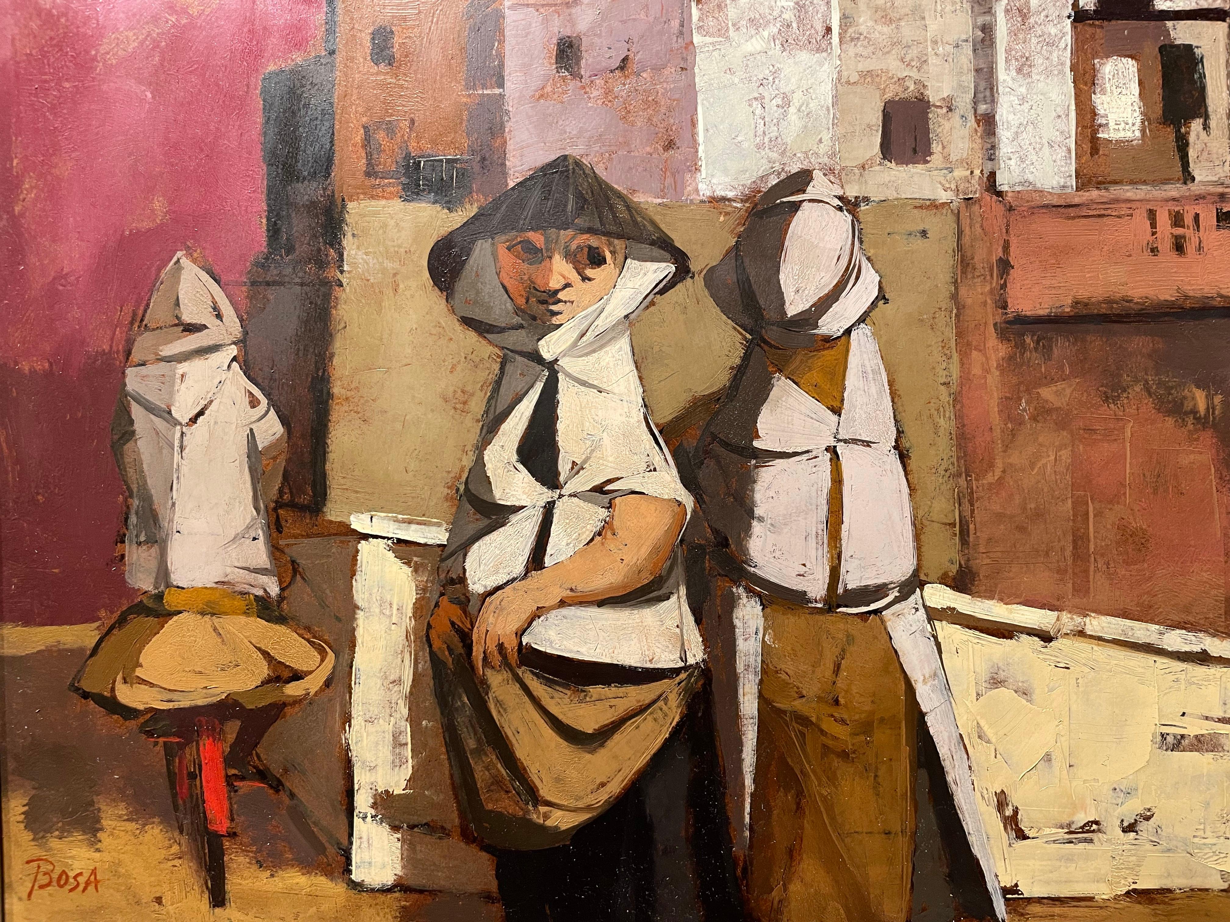 Townes, 20e siècle Scène de rue européenne, paysage urbain italien en vente 11