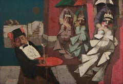 What a Lovely Dream, Humorous Venetian Scene, Italian-American Artist