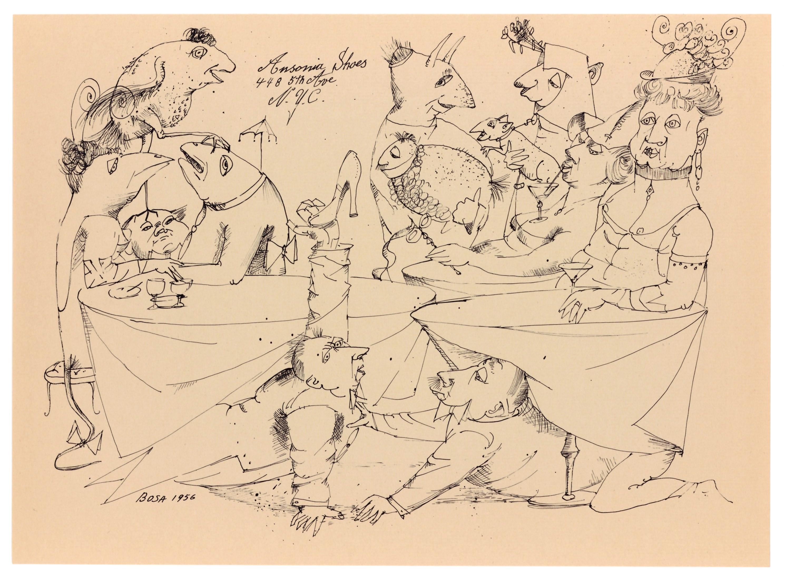 original lithograph - Print by Louis Bosa