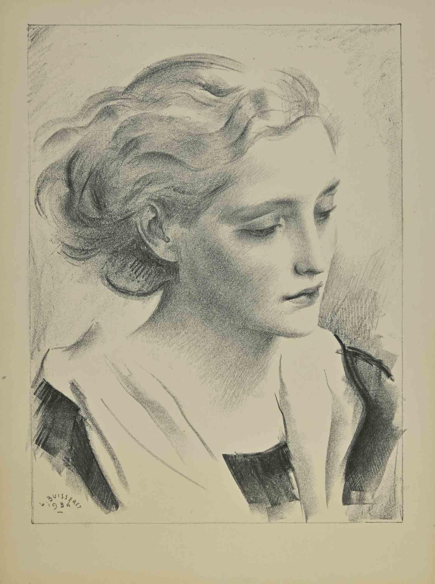 Retrato es una litografía realizada por Louis Buisseret en 1936.

Firmado en Placa

Buenas condiciones.

La obra se realiza mediante hábiles trazos expresivos.
