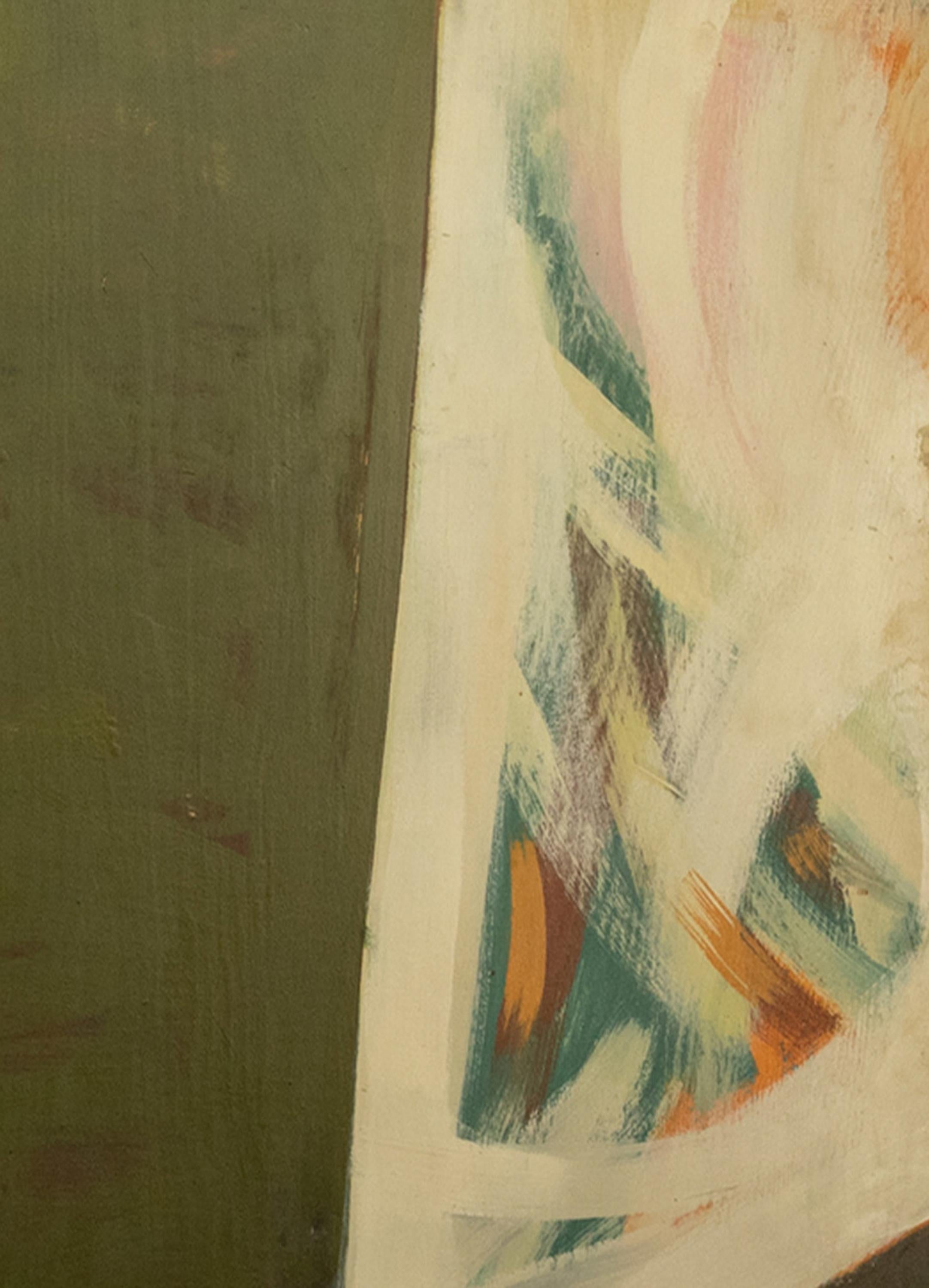 Panel al óleo Monumental Abstracto Modernista Mural de la Exposición del Centenario de Oregón 1959 en venta 3