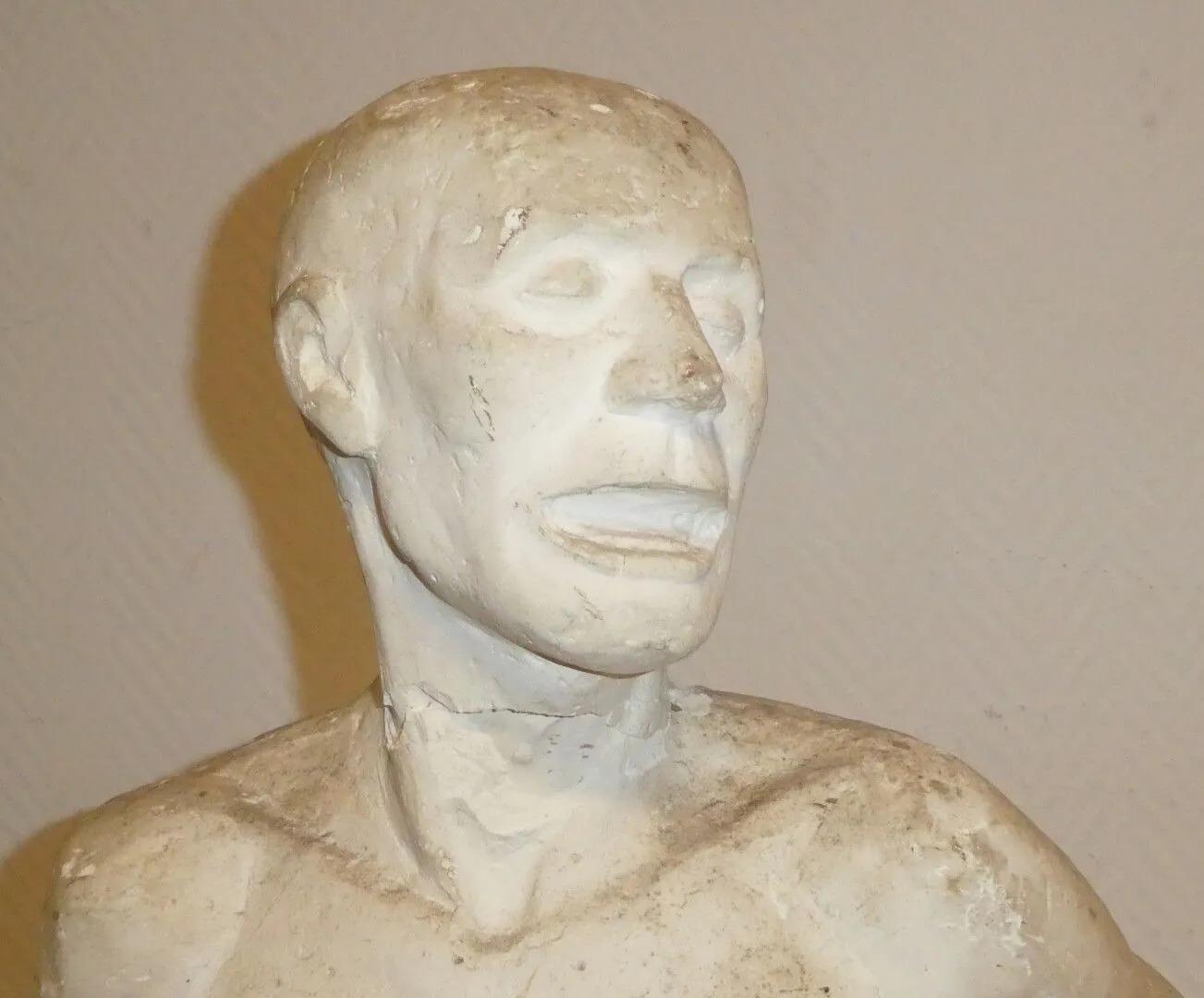 Art Déco Louis Burton, scultura in gesso firmata e datata 44, Incidenti e perdite in vendita