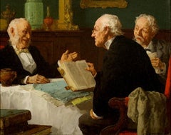 Three Men Conversing