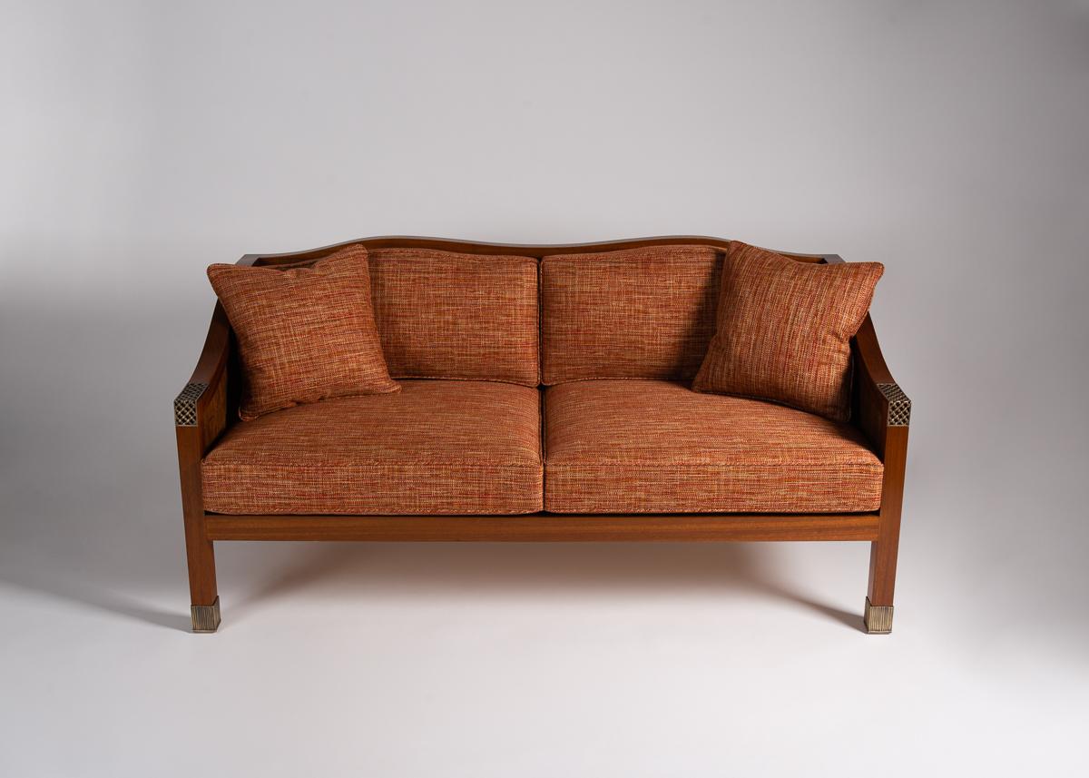 Upholstery Louis Cane, Sofa, Two-seater Sofa, France, 1995 For Sale