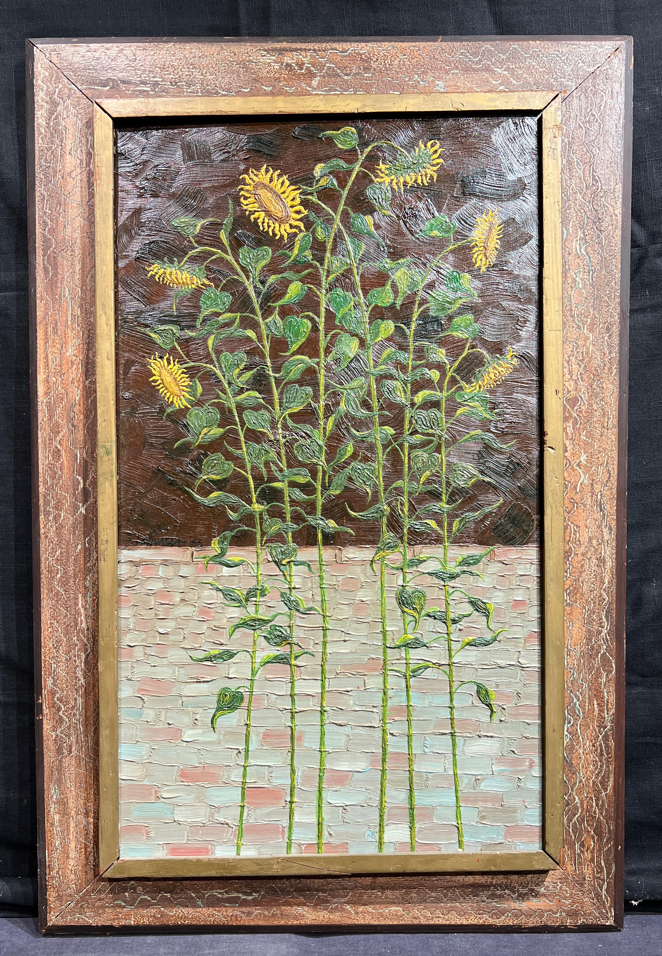 Sunflowers - Painting by Louis Carl Hvasta