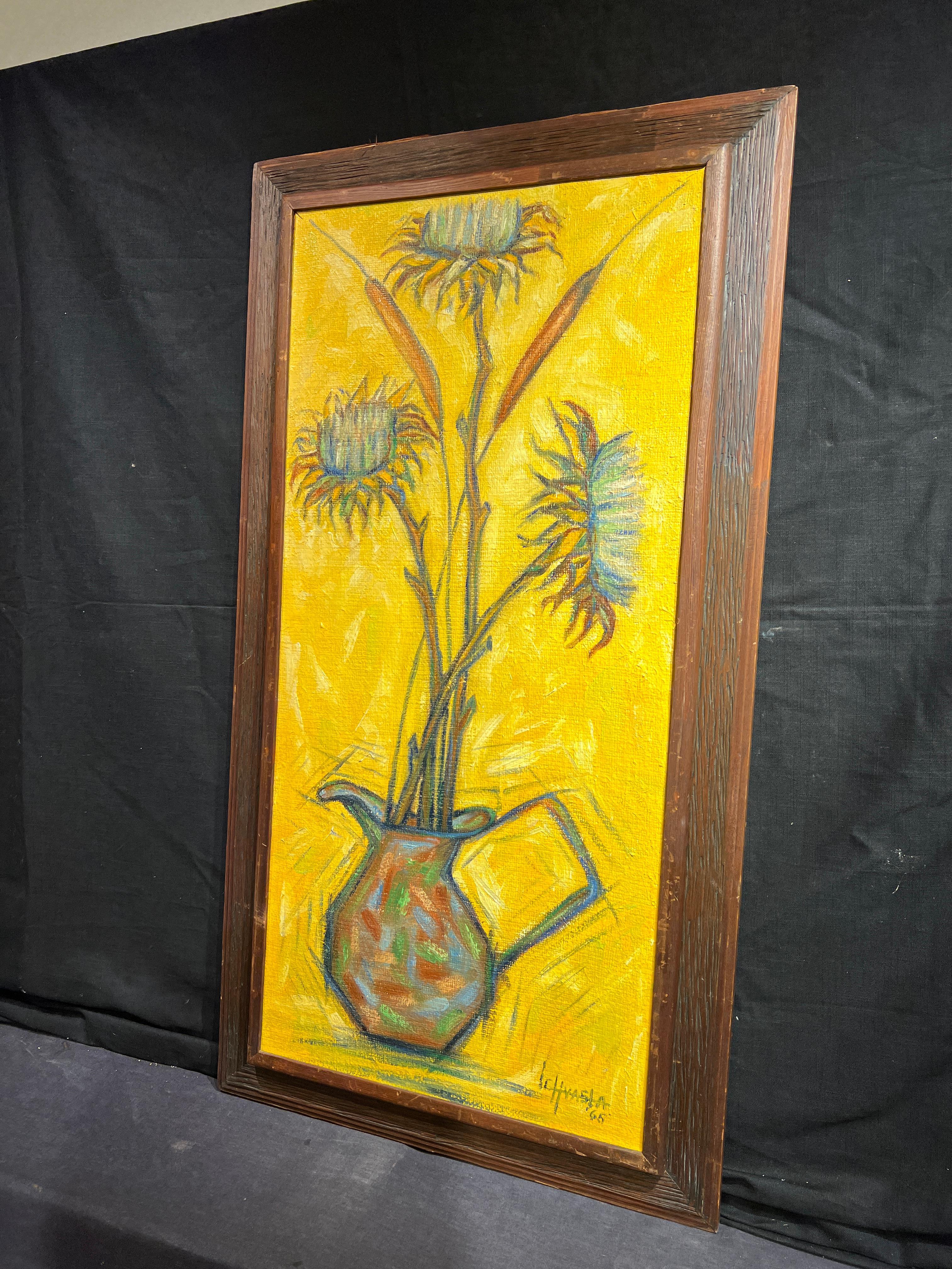 Thistles by Louis Carl Hvasta (1913-1993) 
Signed and Dated Lower Right
Unframed: 36
