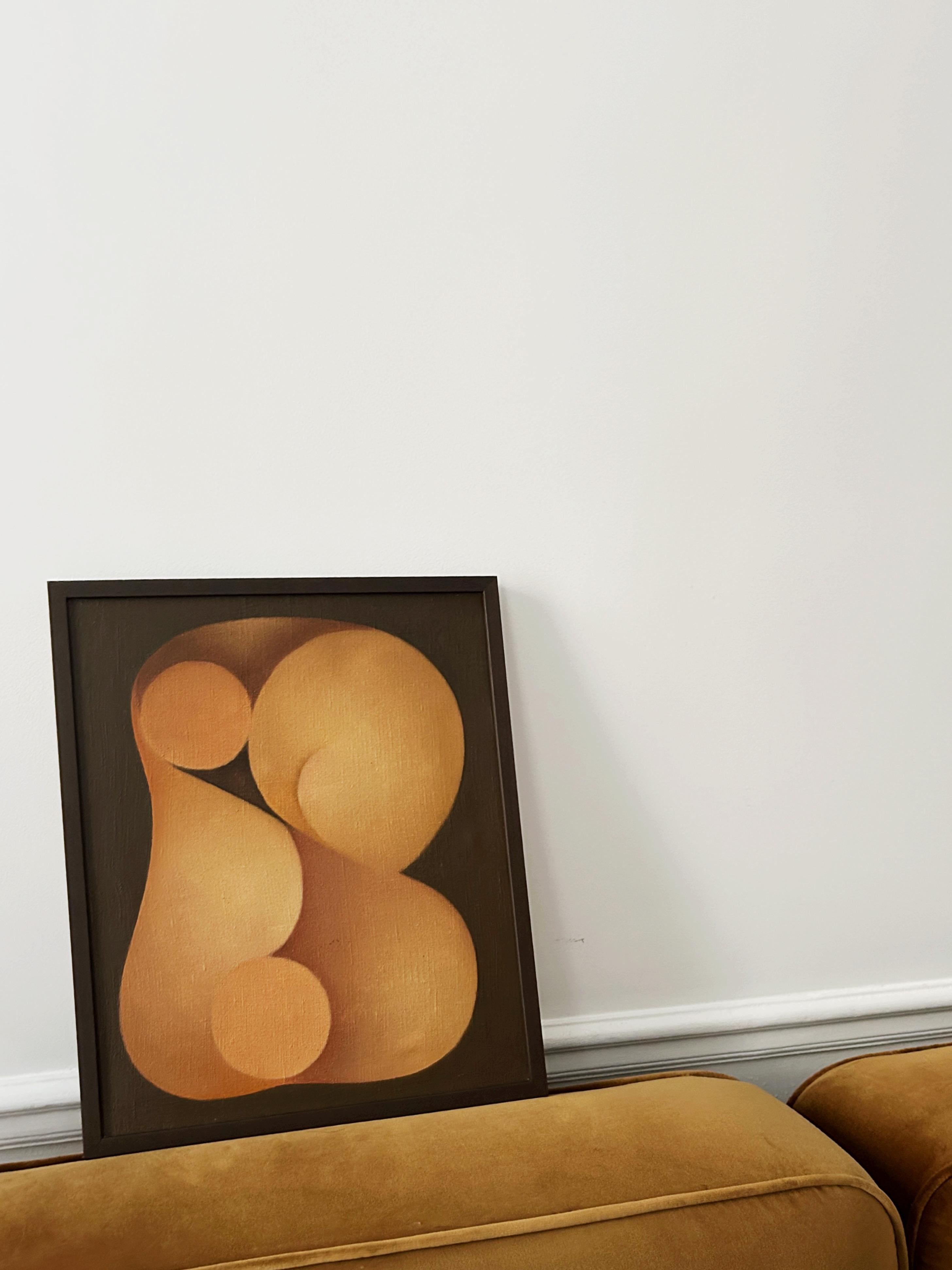 Louis Carmeil, Senza titolo, composizione antropomorfa, 1971 , olio su tela in vendita 1